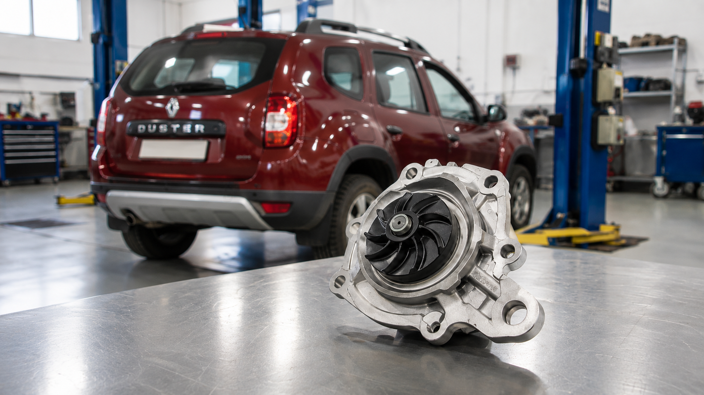 Bomba de agua Renault Duster 1.3 Turbo para sistema de refrigeración.